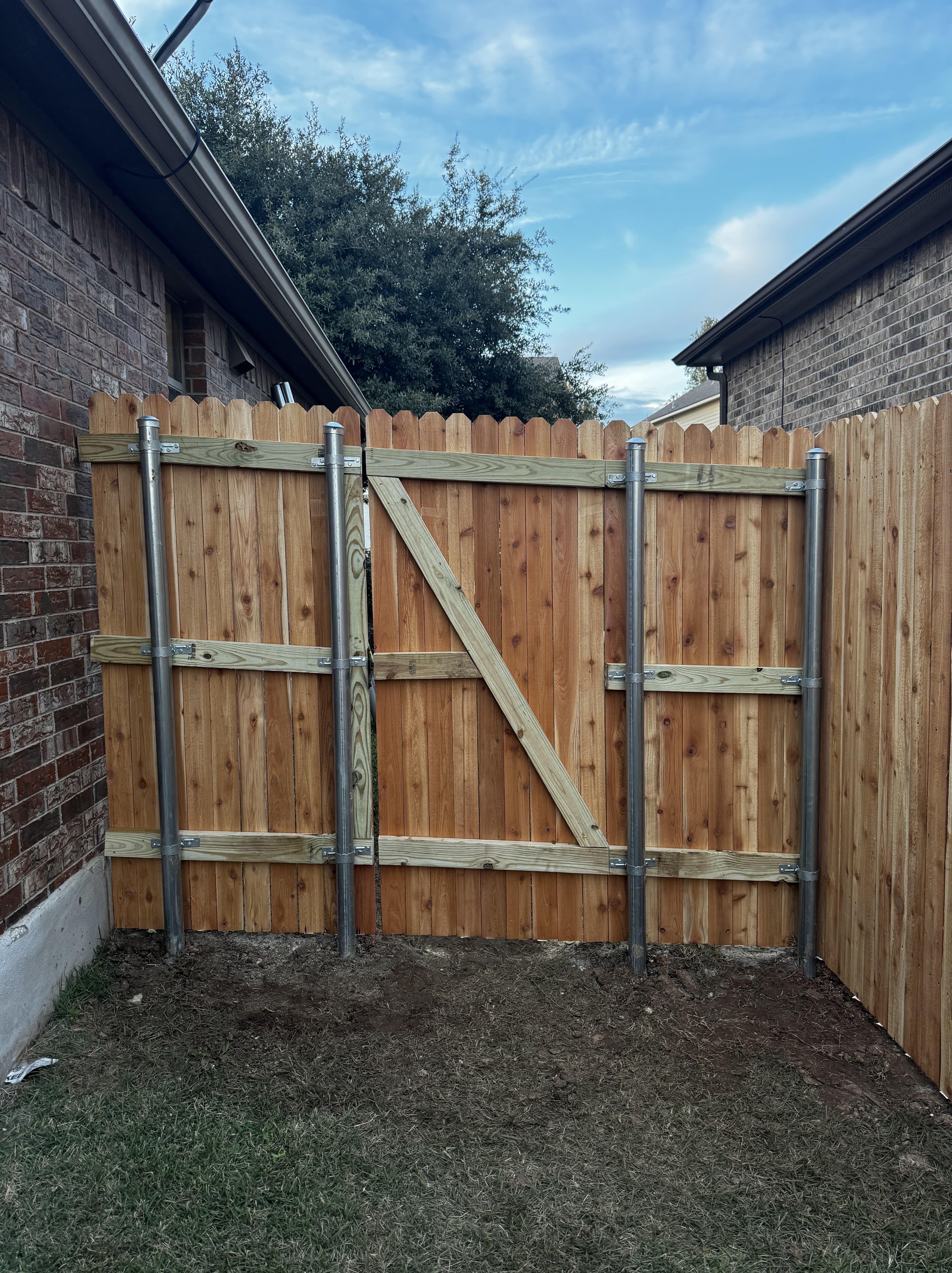 wood fence