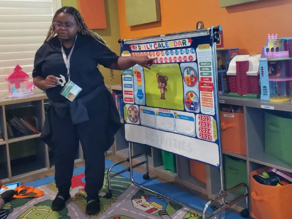 An RBT leading our School Readiness Program