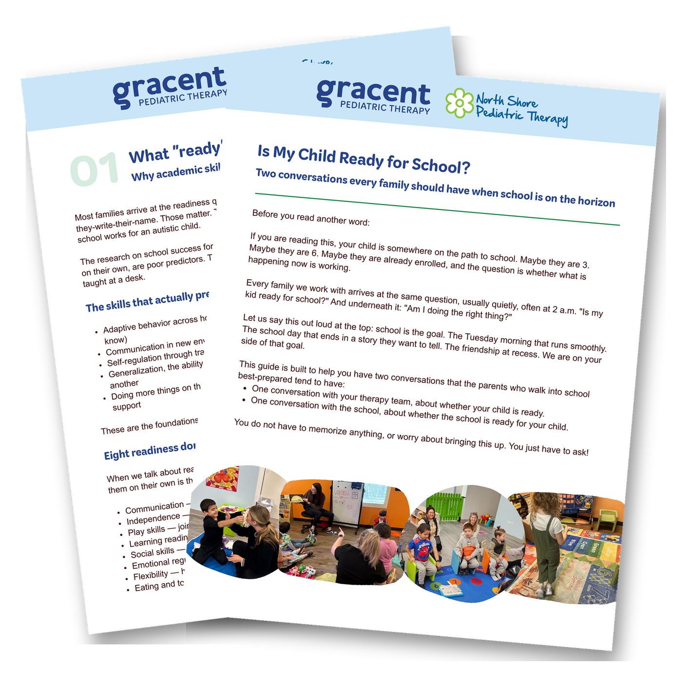 Gracent Pediatric Therapy school readiness guide for families