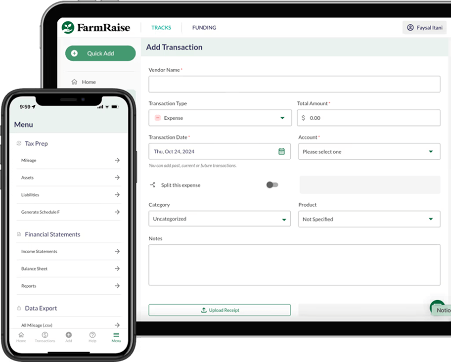 Grant management software screenshot