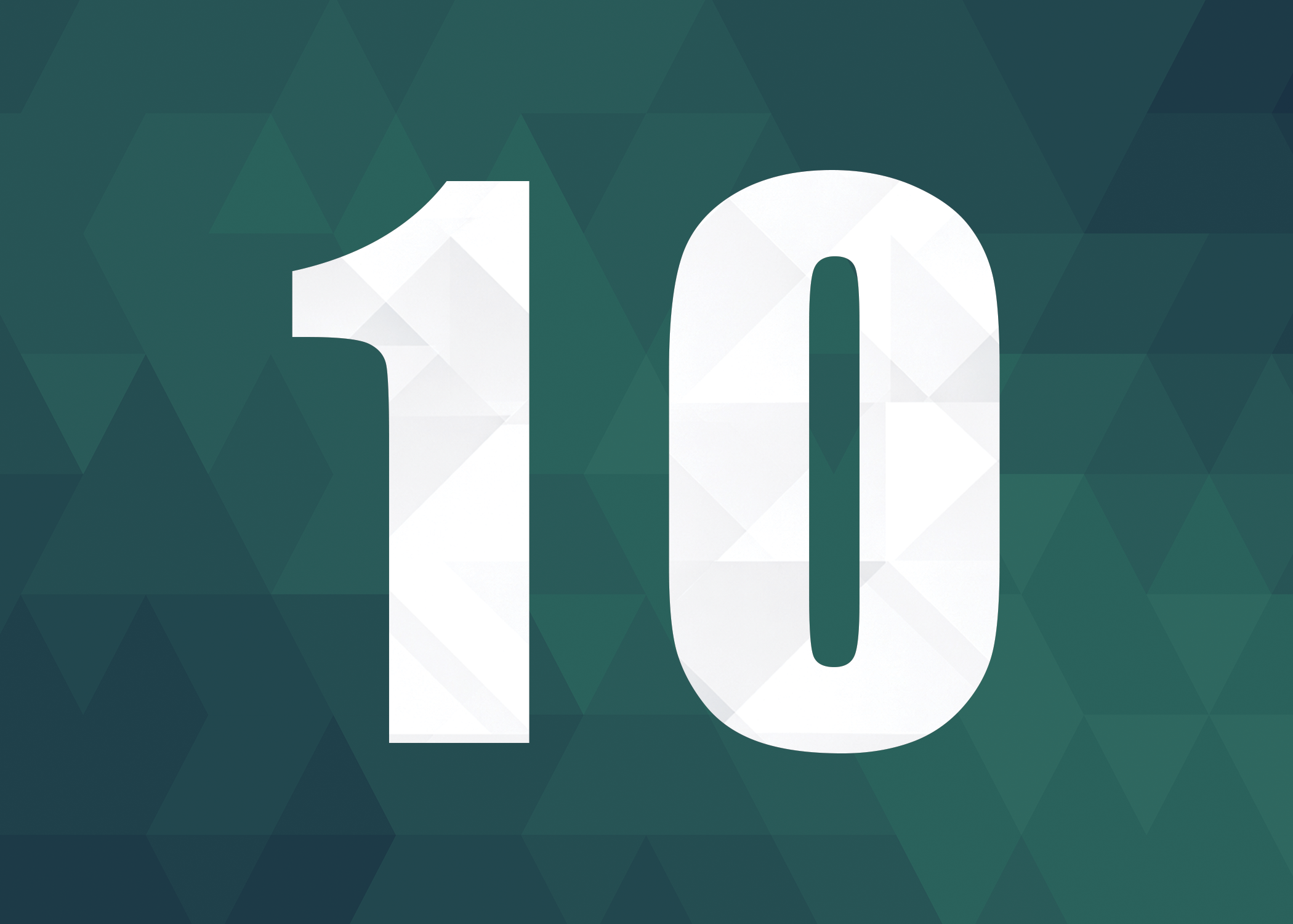 The letter 10