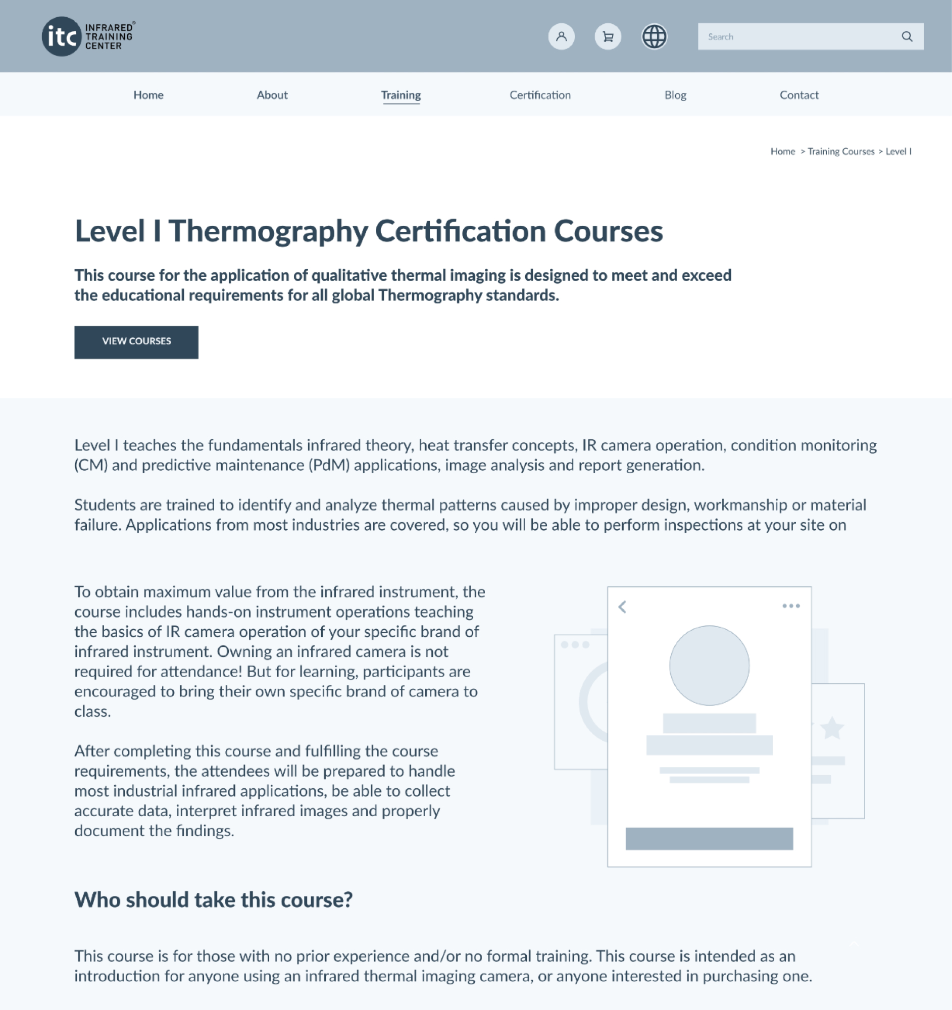 Low-fidelity design frame for Level 1 courses description