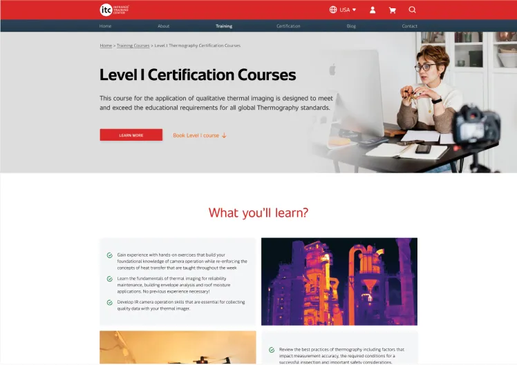 A design frame of the proposed improvements for the Level 1 courses page