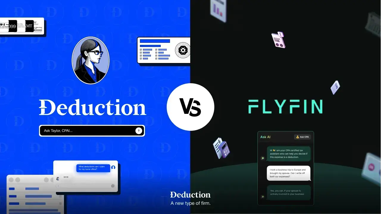 deduction vs flyfin