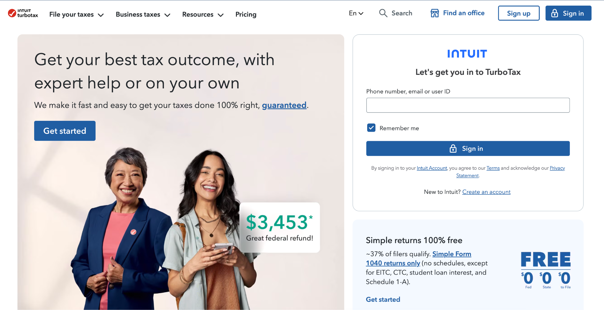 best ai tax filing software turbotax