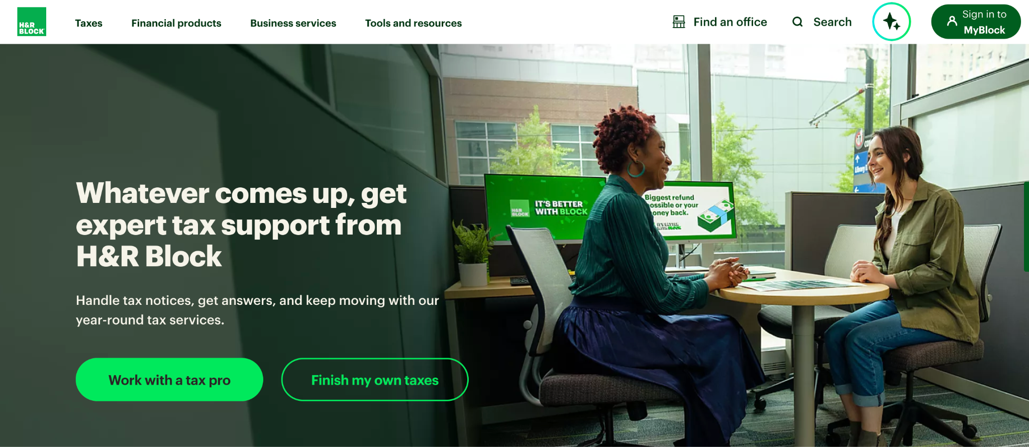 best ai tax filing software h&r block