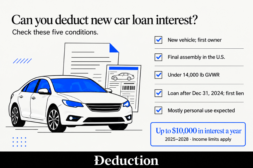 cars loans with tax deductible interest
