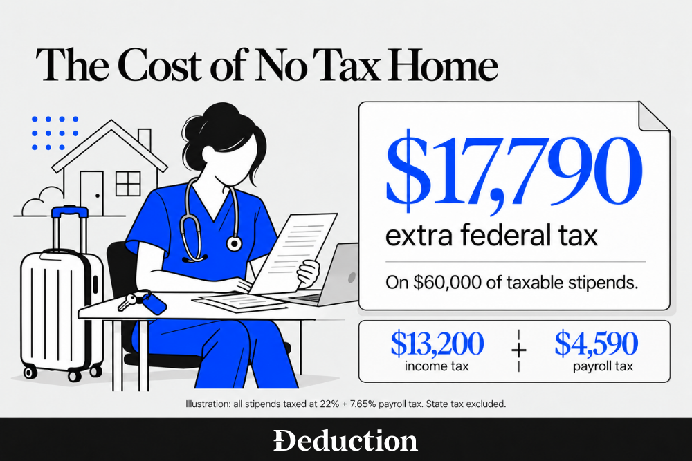 travel nurse tax deductions no tax home