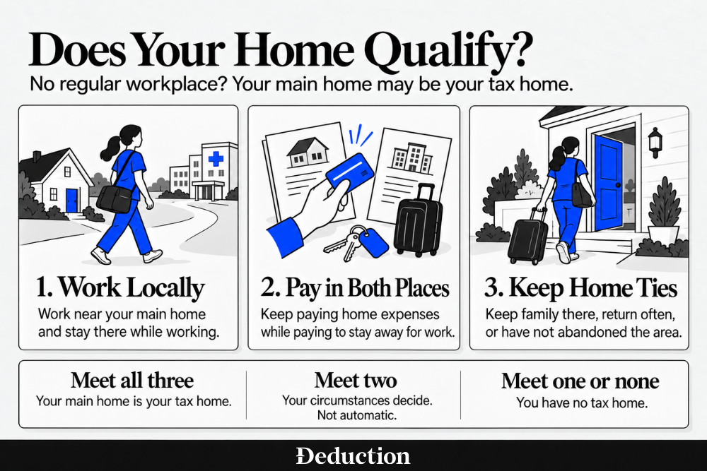 travel nurse tax deductions tax home qualification