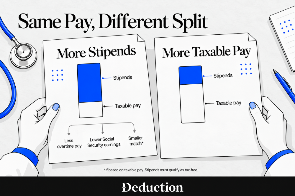 travel nurse tax deductions more stipend vs less stipend