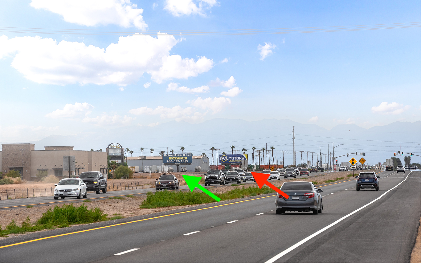 Calexico #201-1 (Green Arrow) HWY 111 @ HWY 86 Jct. N Face