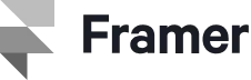 Logo of Framer featuring a stylized 'F' icon next to the text 'Framer.'