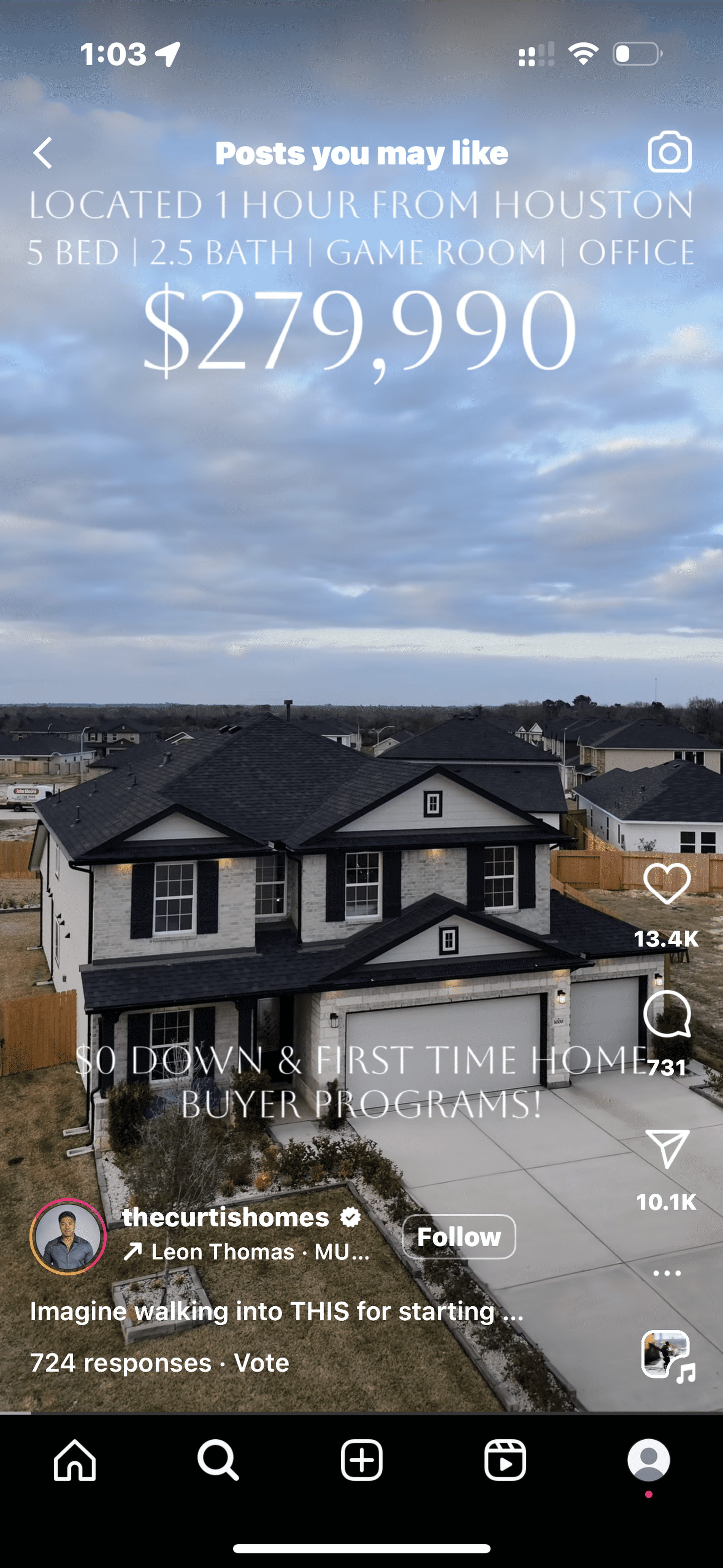 Real Estate Marketing 3 Car Garage Curtis Homes