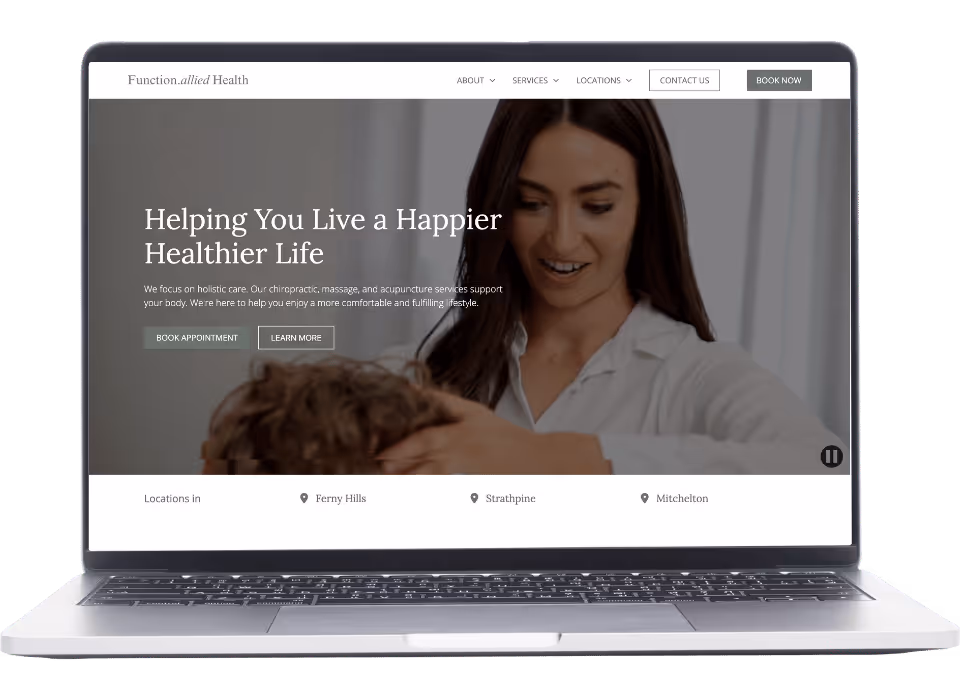 Function.allied health website design case study