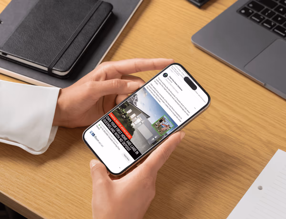 total first home solutions facebook ads mockup