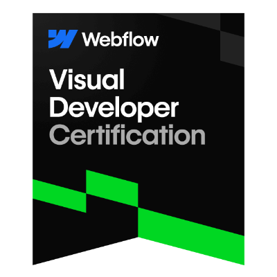 Webflow Visual Developer Certification