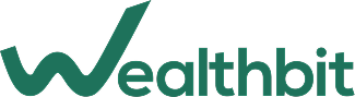 Wealthbit company logo with stylized W in green.