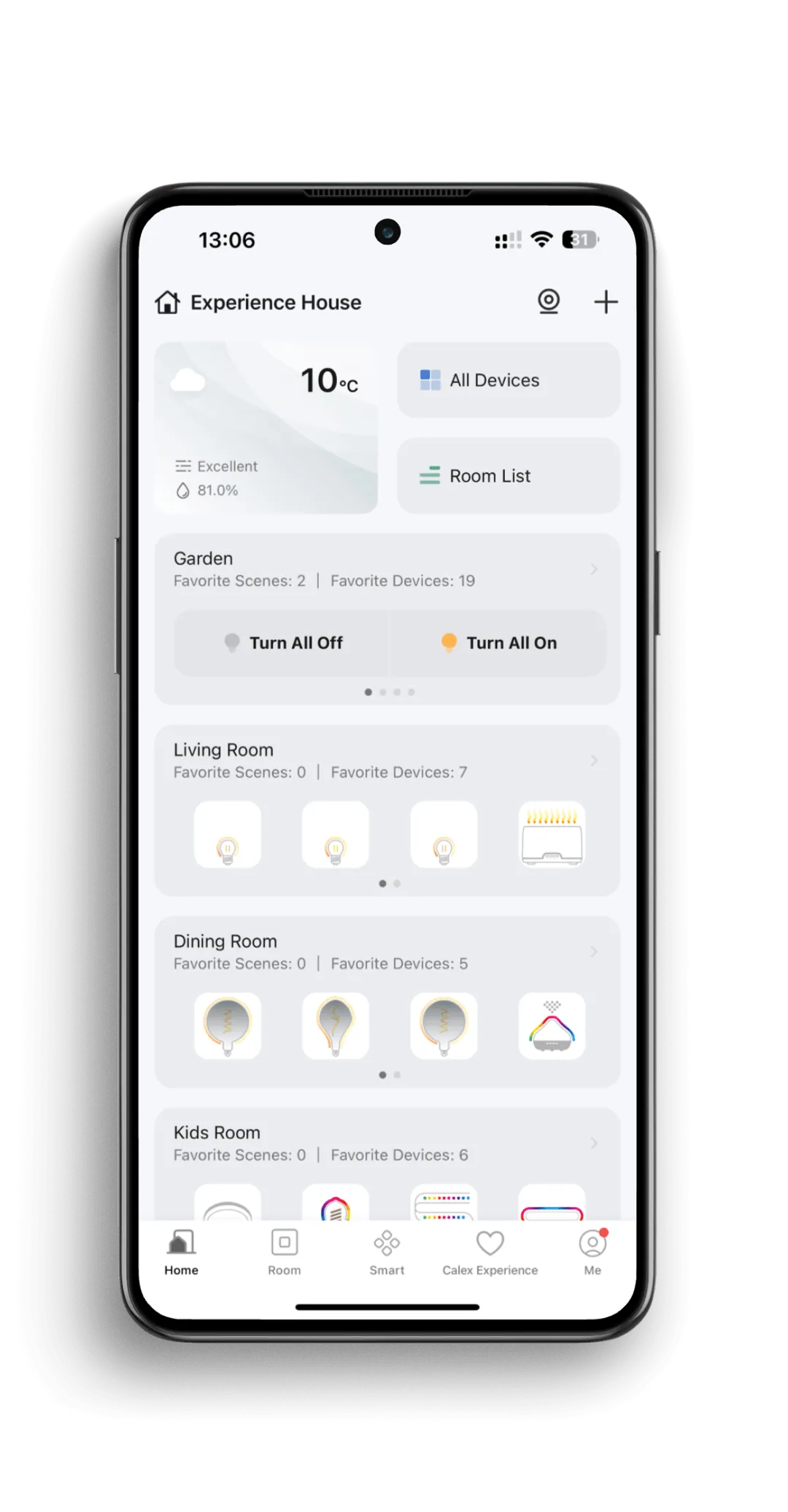 Access all your calex smart home products with app