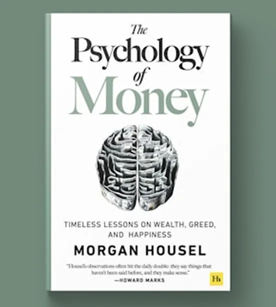 Book cover of Morgan Housel’s The Psychology of Money.