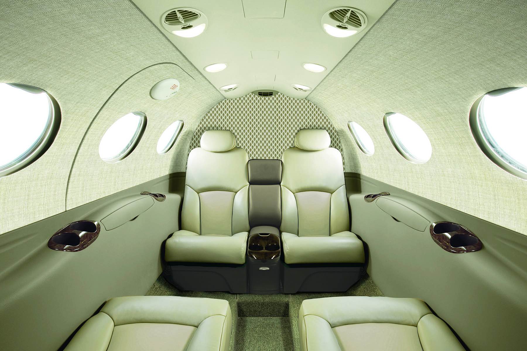 Private jet : Cessna Citation Mustang cabin