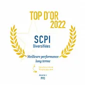 Label SCPI Diversifiées 2022 Or PFO