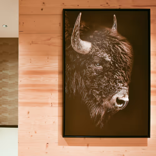 Le hall d'entrée cozy du chalet Mademoiselle à Méribel