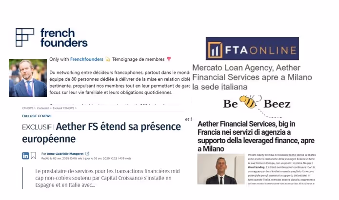 ><p><strong>Axel Lezius and Stefano Petrelli: driving Aether Financial Services’ European expansion</strong></p><p>As part of its ongoing growth strategy, Aether Financial Services is relying on exceptional talent to strengthen its European footprint. Among these key figures, <strong>Axel Lezius</strong> and <strong>Stefano Petrelli</strong> perfectly embody the firm’s ambition: combining local expertise with operational excellence.</p><p>In Madrid, Axel Lezius brings over 30 years of investment banking experience. A former senior executive at Natixis, he has developed deep expertise in financial and sovereign institutions. His strategic vision, paired with a strong understanding of macroeconomic dynamics, makes him a trusted advisor for institutional clients. His appointment anchors Aether FS firmly in the Iberian market, offering tailored support and recognized execution capabilities.</p><p>In Milan, Stefano Petrelli represents the precision and technical depth of structured finance. With more than 20 years of experience, notably at UniCredit, he is an expert in loan agency and complex financing operations. His hybrid profile—both operational and client-facing—enables him to meet the specific needs of Italian corporates while ensuring seamless coordination with Aether FS’s international teams.</p><p>Their complementary strengths reflect Aether’s strategy: to surround itself with seasoned professionals, deeply rooted in their local markets, and capable of delivering a pan-European vision of financial advisory. With their leadership, Aether FS reinforces its promise to provide clients with independent, agile expertise that is closely aligned with the realities of each market.</p><p style=