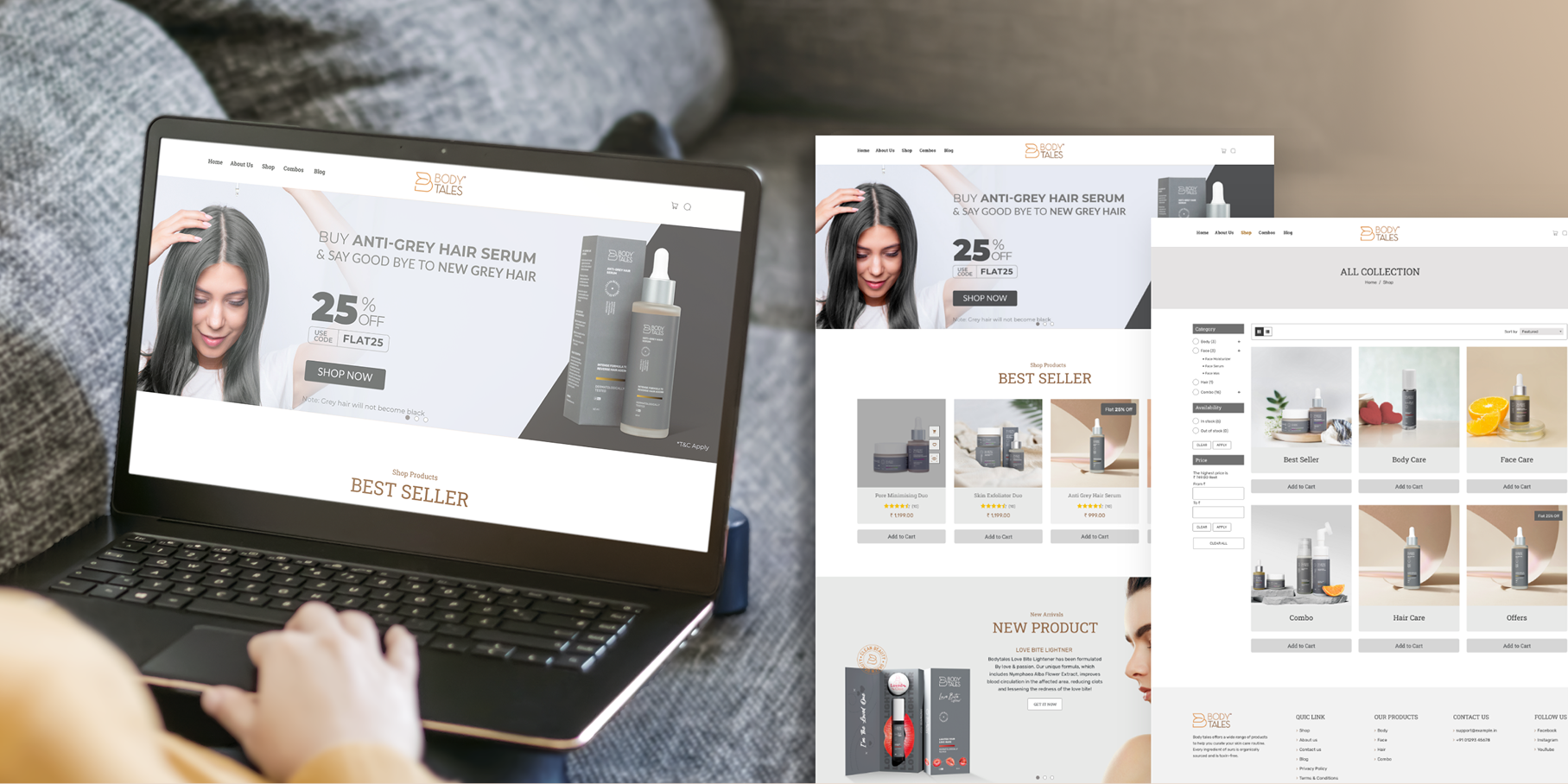 Body Tales is a beauty brand dedicated to empowering individuals with personalised skincare, body care, and hair care solutions.