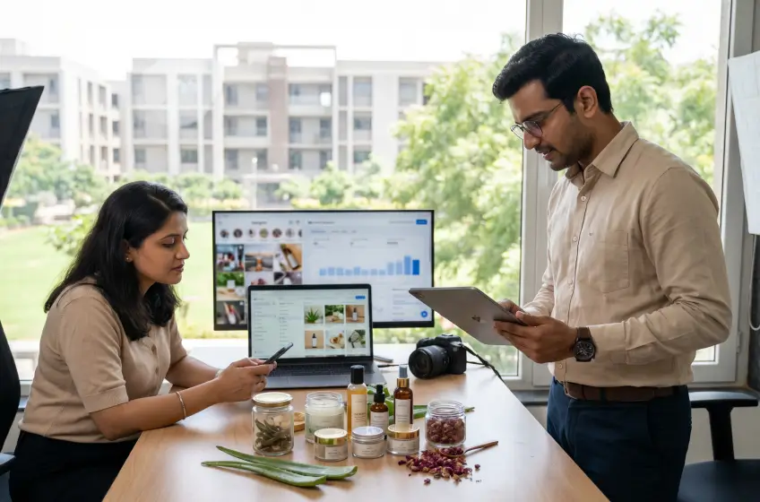 Digital Marketing for Skincare & Beauty Brands in Gandhinagar: How to Build Customer Trust and Grow Product Sales