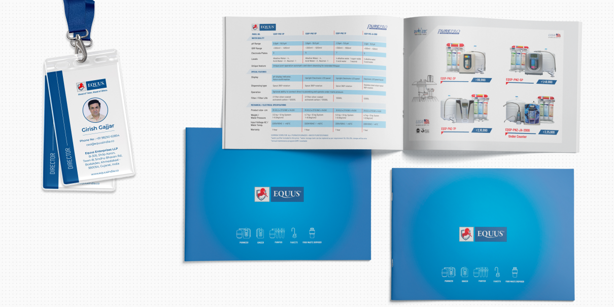Equus India is a leading multi-product marketing organization delivering world-class water purification, kitchen sinks, and food waste disposer solutions sourced from globally reputed brands.