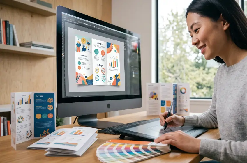 Best Leaflet Design Agency in Ahmedabad: Professional Leaflet Design Solutions for Marketing & Customer Outreach