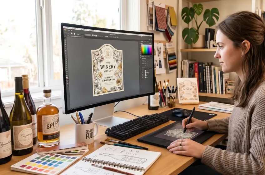 Best Bottle Label Design Agency in Ahmedabad: Professional Bottle Label Design Solutions for Product Branding & Shelf Appeal