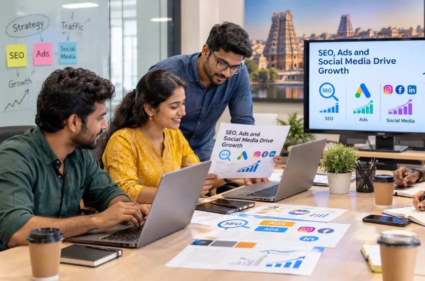 Best Digital Marketing Agency in Madurai: How SEO, Ads and Social Media Drive Growth