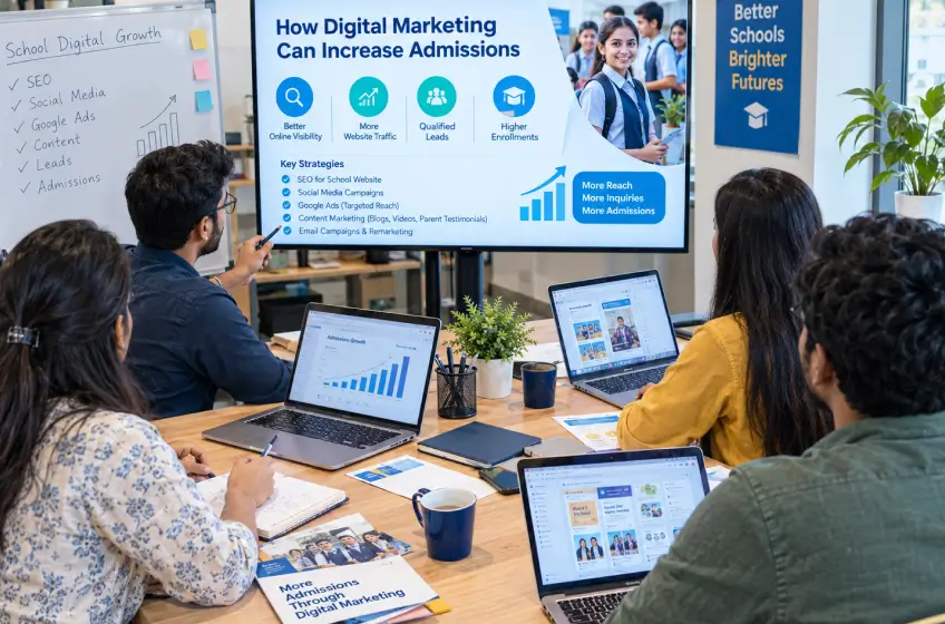 Digital Marketing Agency for Schools in India: How Digital Marketing Can Increase Admissions