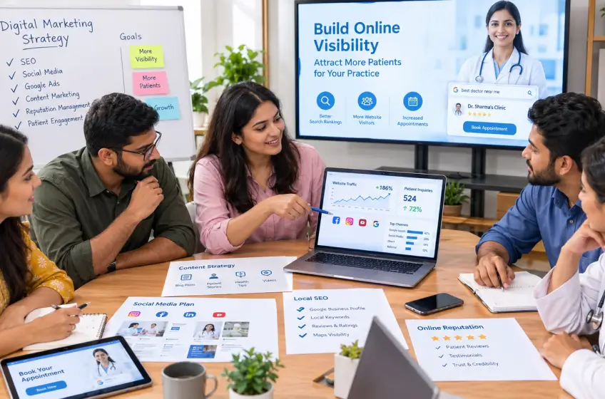 Digital Marketing Agency for Doctors in India: How to Build Online Visibility and Attract More Patients
