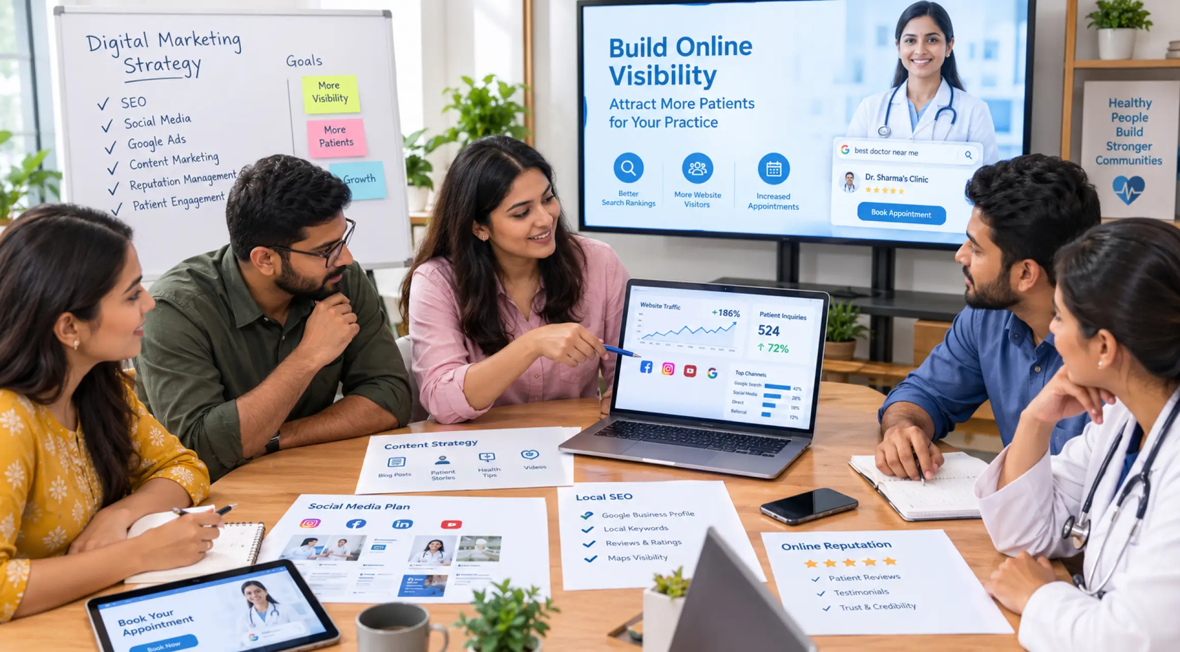 Digital Marketing Agency for Doctors in India: How to Build Online Visibility and Attract More Patients