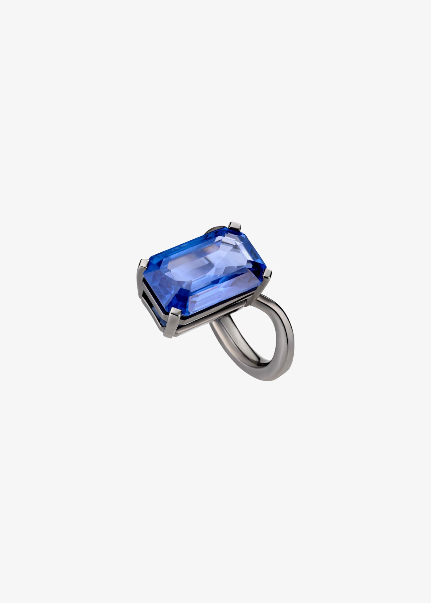 Sapphire Ring featuring a vibrant blue sapphire in a fine jewelry setting.