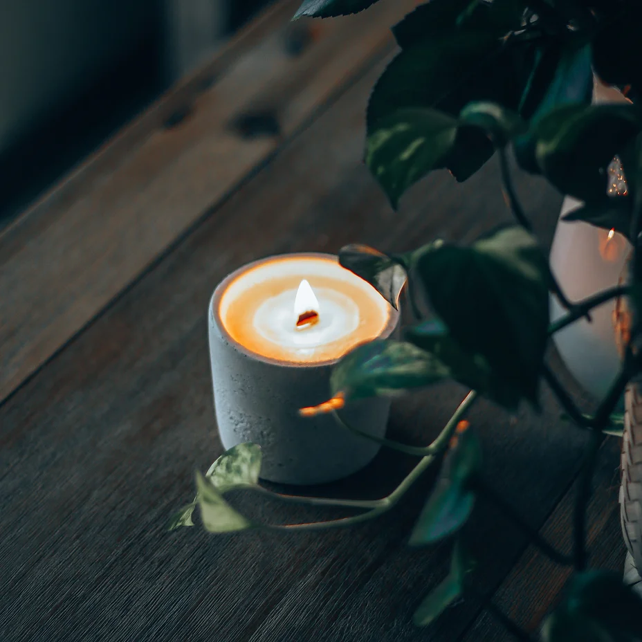 image of candlelit vigil (for a cemeteries & funeral home)