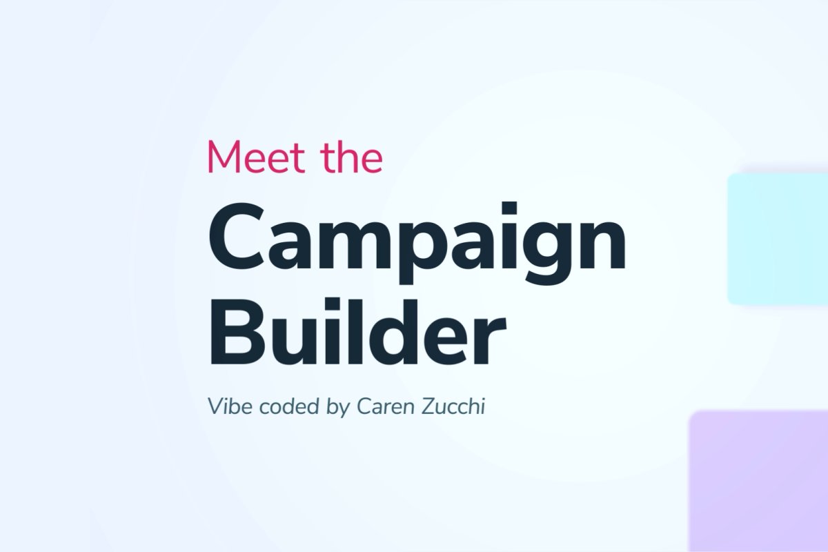 Campaign Builder project card showing the opening screen with the text Meet the Campaign Builder.