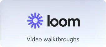Loom video walkthroughts