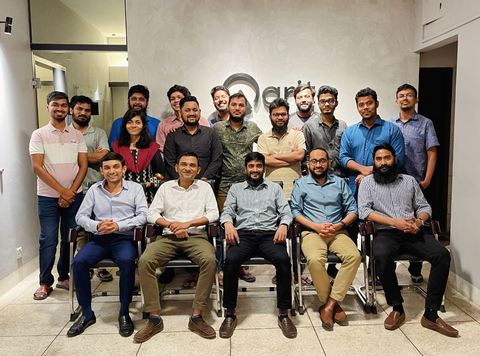 ARITS team at a partnership agreement signing to build a custom e-marketplace platform