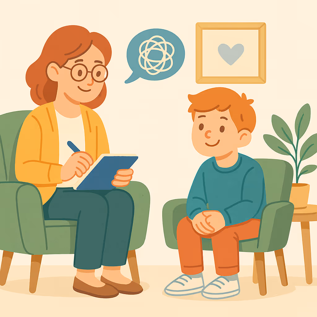 psycholog podczas terapii