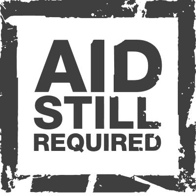 Logo with the letters A I D in bold uppercase and the text 'STILL REQUIRED' underneath, all enclosed in a square border.