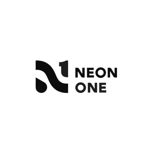 Logo featuring a stylized letter 'N' beside the text 'NEON ONE'.