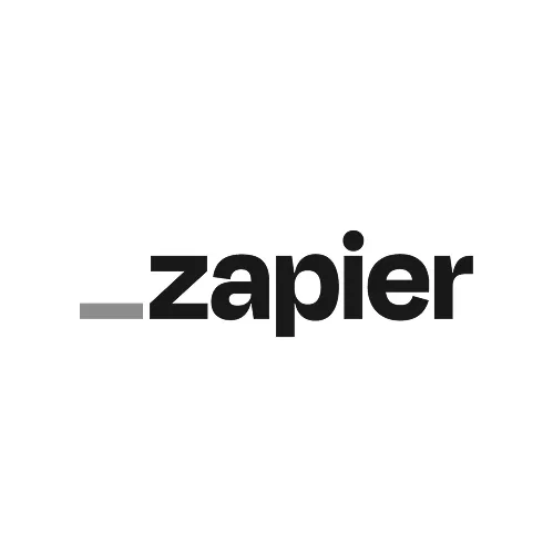 Zapier company logo with an underscore before the word Zapier.