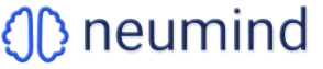 Neumind logo with a stylized blue brain outline to the left of the word 'neumind'.
