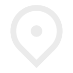 A white position location icon