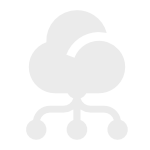A white icon representing one platform