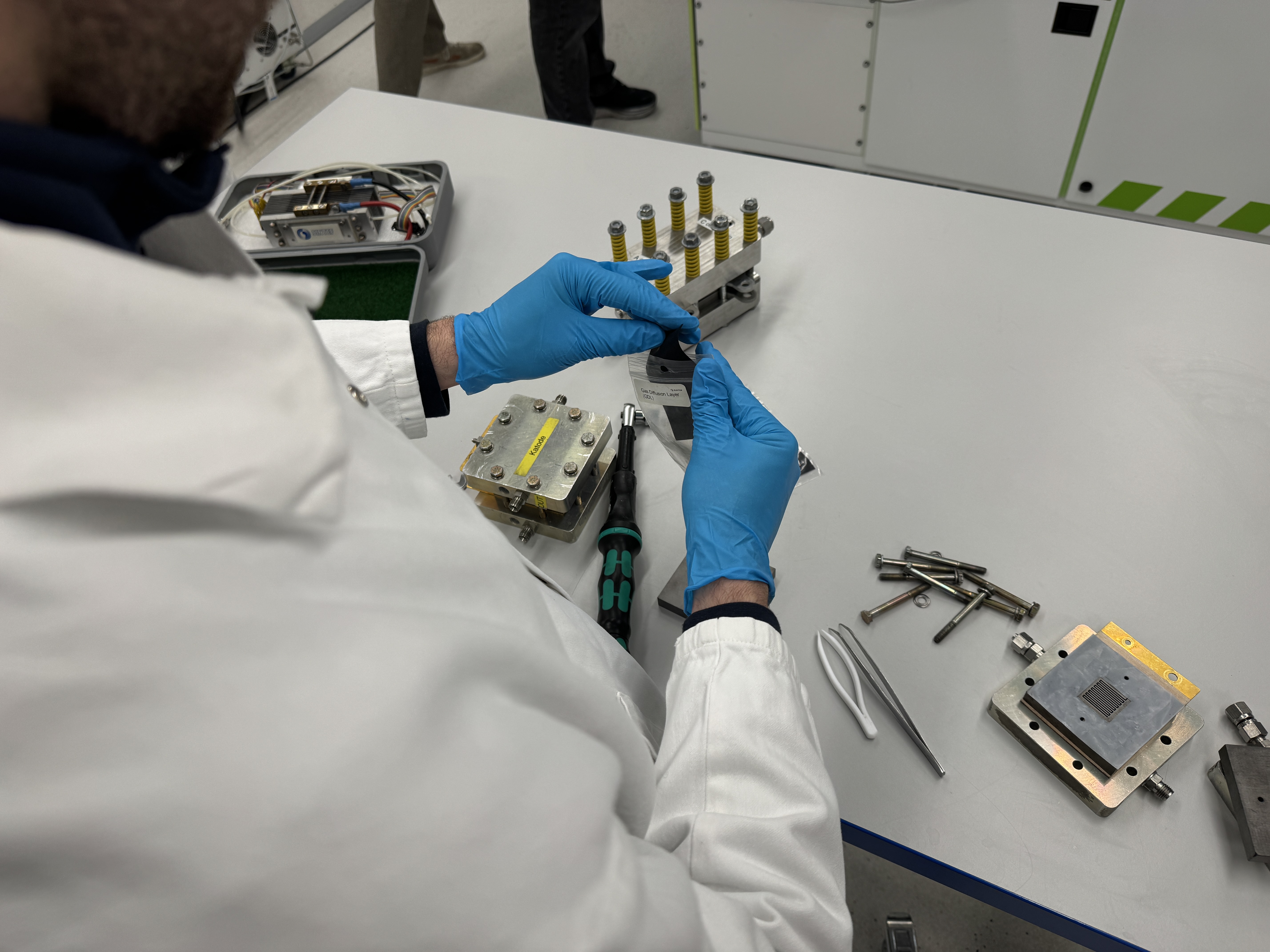 Students in the lab