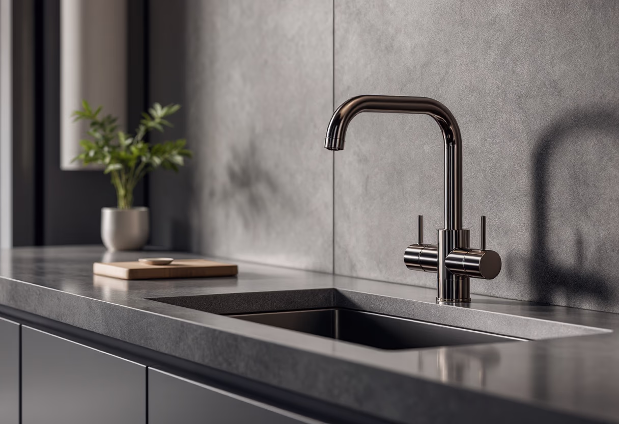 image of completed plumbing project